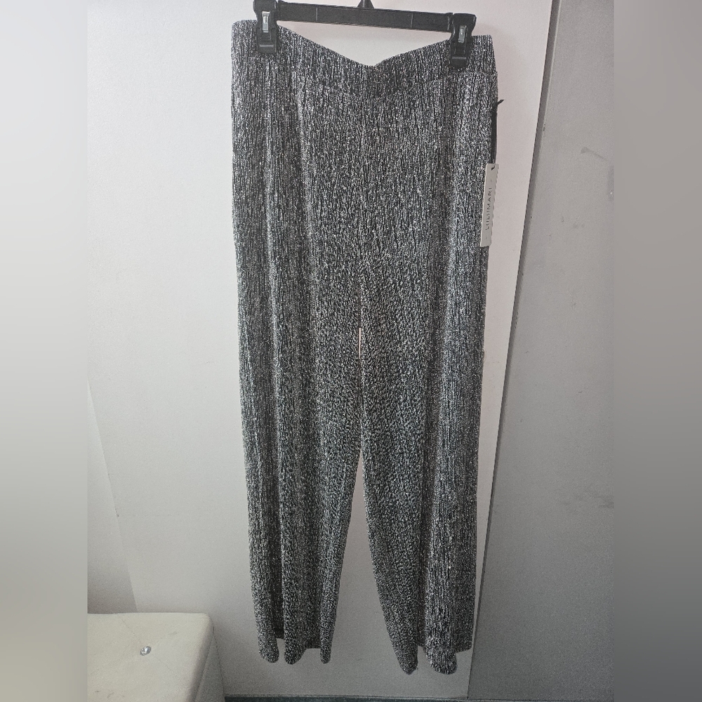 Lulumari Metallic Black Pants